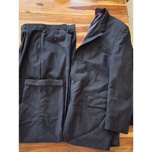 Jos. A. Banks 100% Pure Wool Vtg. Pantsuit Sz 44R